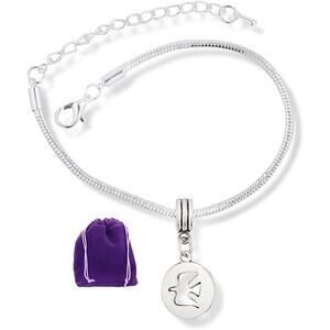 Dove Bracelet - Peace Symbol Charm Bracelet